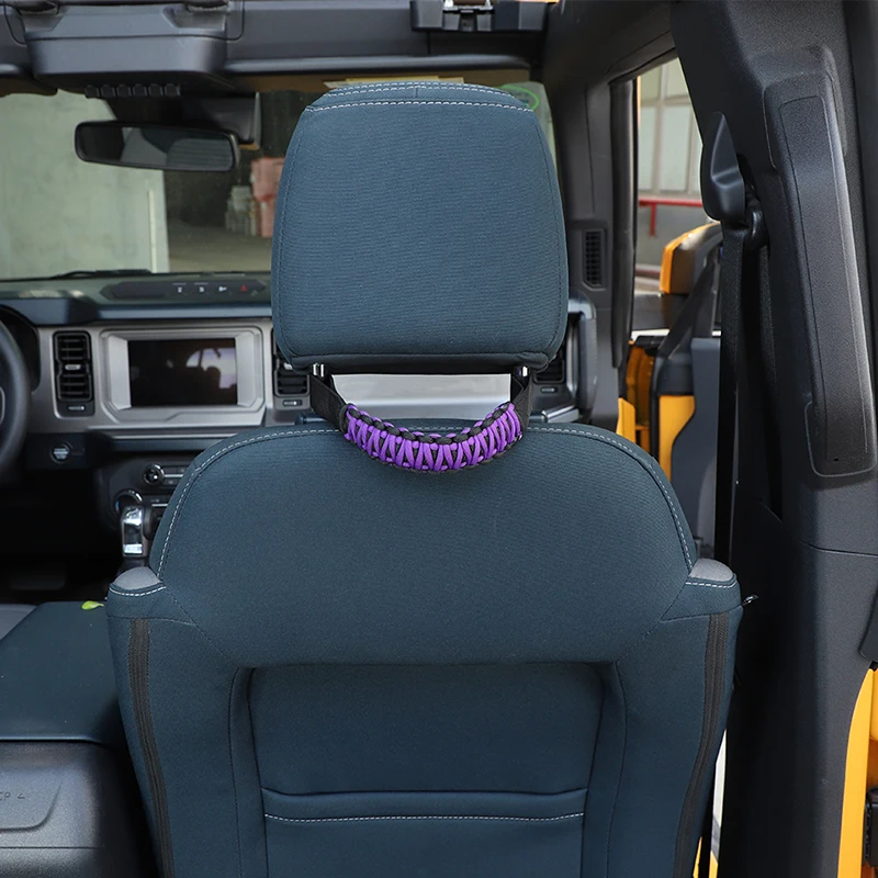 Фото Универсальная ручка для подголовника сиденья, веревка для Jeep Wrangler, Suzuki Jimny, Dodge Ford, аксессуары для салона автомобиля №3