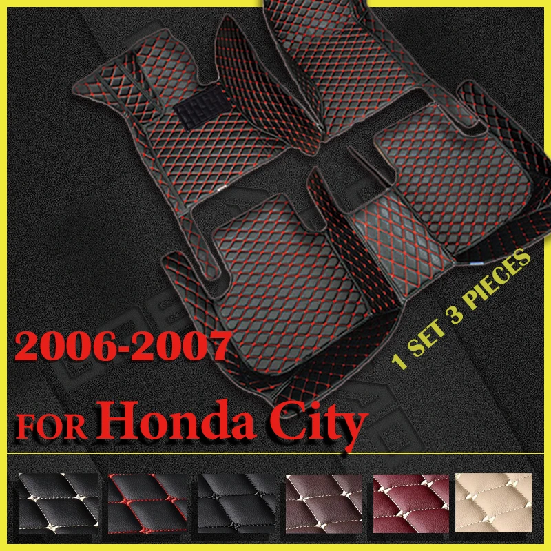 

Автомобильные коврики для Honda City 2006 2007, оригинальные автомобильные подставки для ног, аксессуары для интерьера