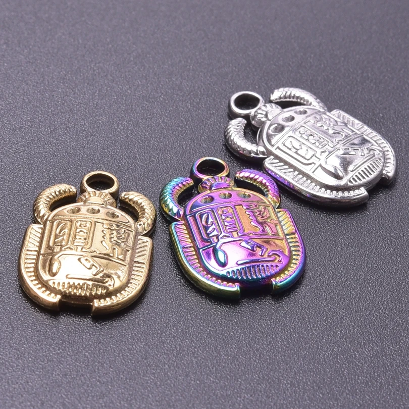 

3Pcs Vintage Egyptian Scarab Pendant Beetle Charms for Jewelry Making DIY Handmade Bracelet Necklace Earrings Accessories Craft