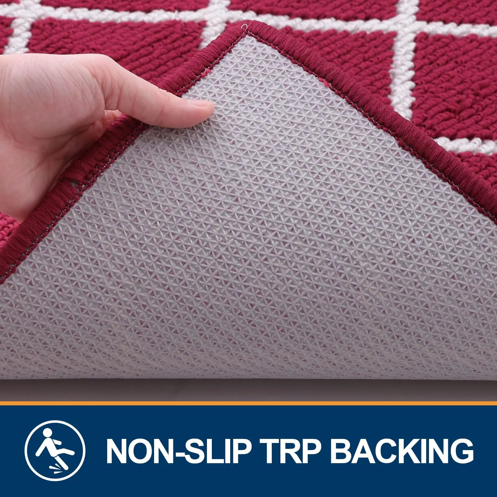 Kitinjoy Крытый коврик для входной двери Нескользящий впитывающий устойчивый к