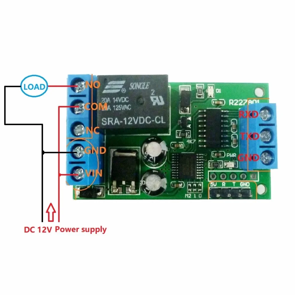 Реле 2 в 1 RS232 TTL232 с последовательным портом переключатель UART ПК USB MCU для умного
