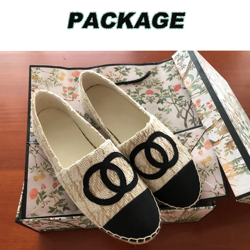 2023 New Beige Color Cloth Fisherman Shoes Slip On Breathable Flax Women's Flats Outdoor Travel Loafers Autumn Winter