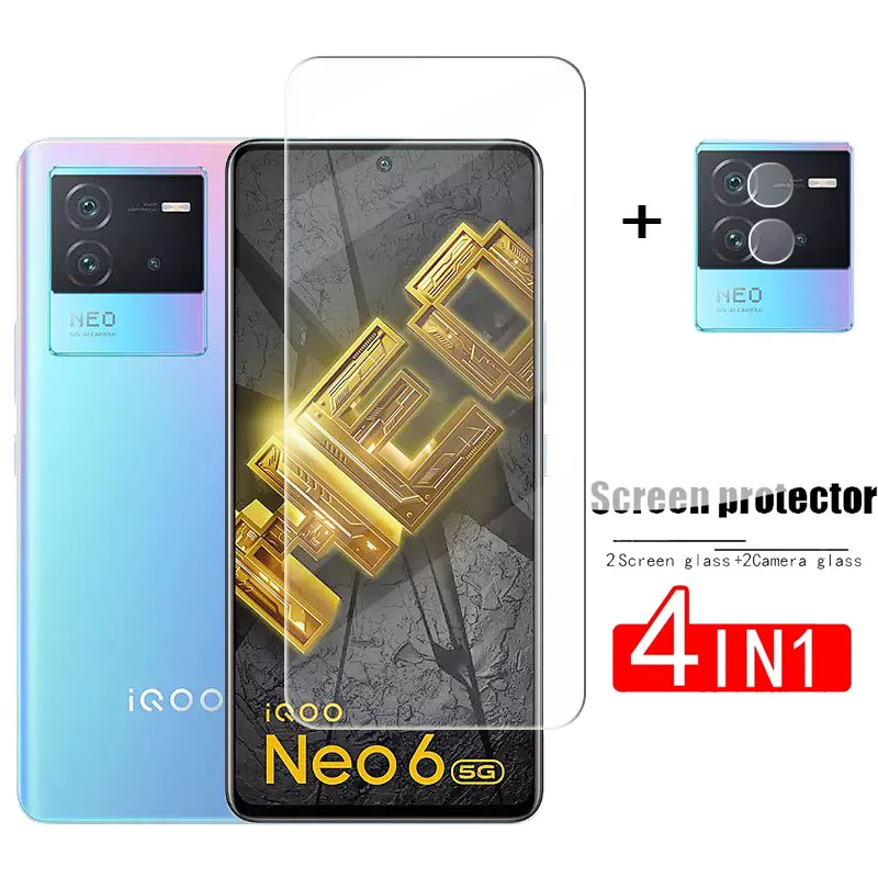 

Full Gule Glass For IQOO Neo6 Screen Protector For IQOO Neo6 Tempered Glass HD Phone Protective Glass Lens Film For IQOO Neo6