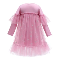 carnival vestido 2022 new lolita princess dress long sleeve mesh sequins evening dresses for baby girl knitted party dress 2 10y