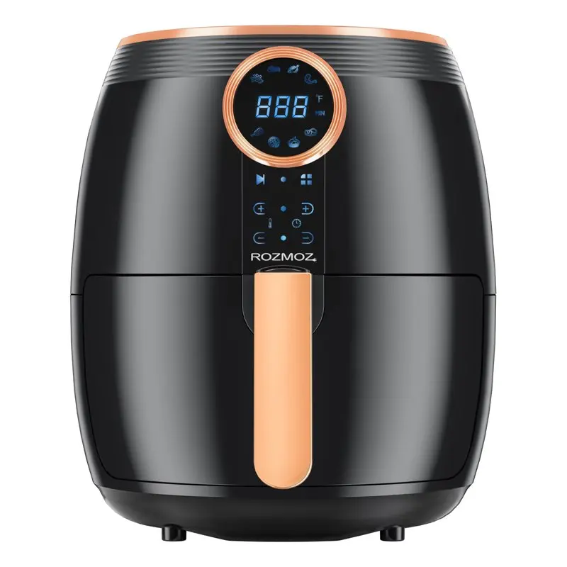 

NEW 5.2qt Electric Air Fryer with LED Temp/Timer and Air Fryer Cookbook 2023