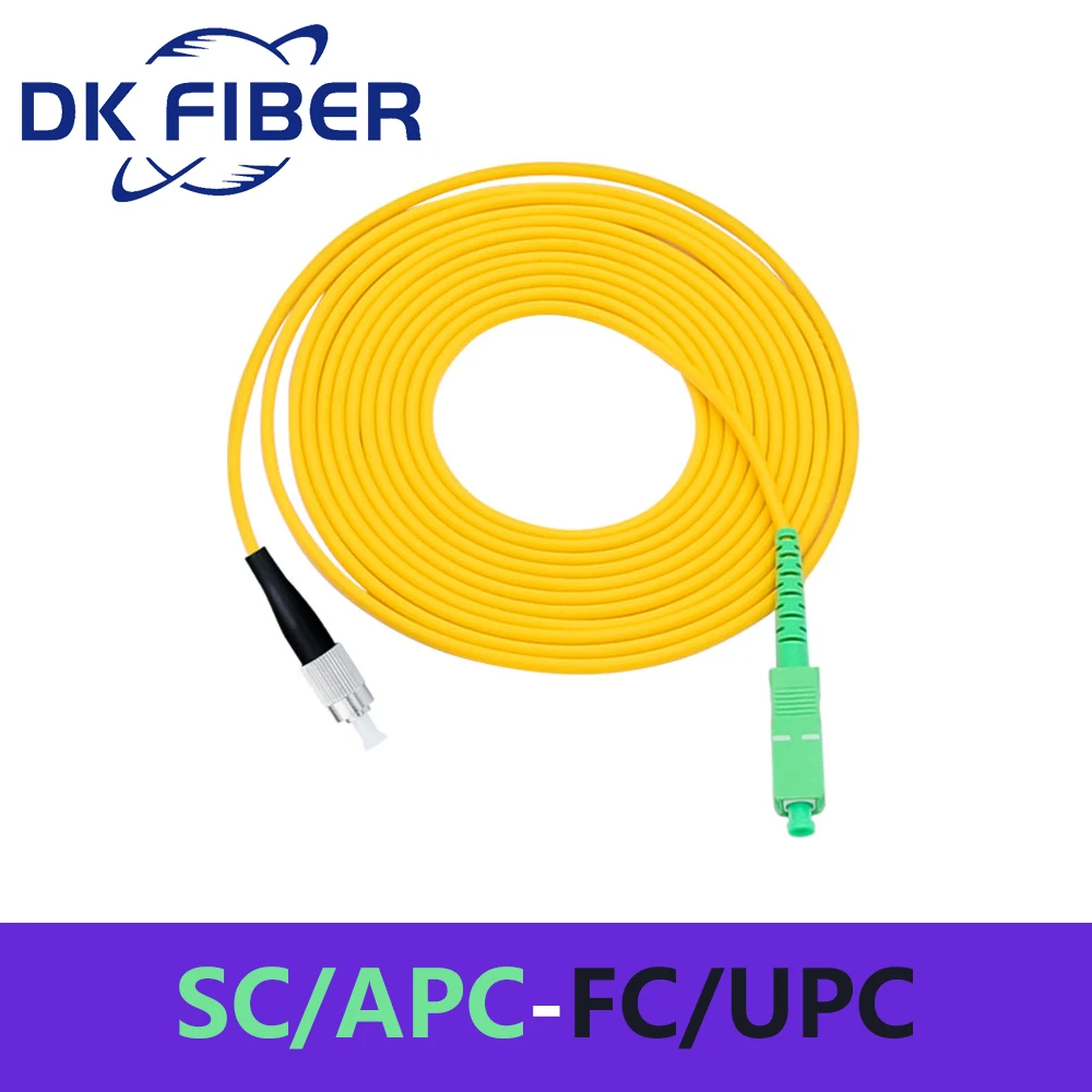 

FC/APC to FC/APC Fiber Optic Patch Cord Cable 1M 1.5M 2M 3M 5M 10M 3.0MM High speed Telecom level