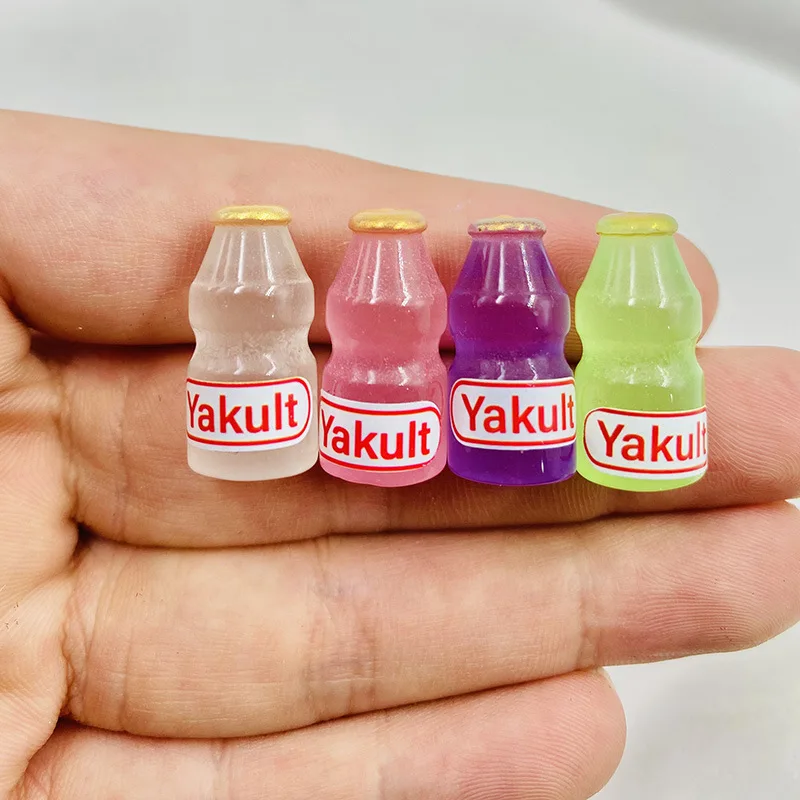

Miniature Funny Mini Simulation Luminous Beverage Bottle Diy Handmade Mobile Phone Case Hair Clip Water Cup Resin Accessories