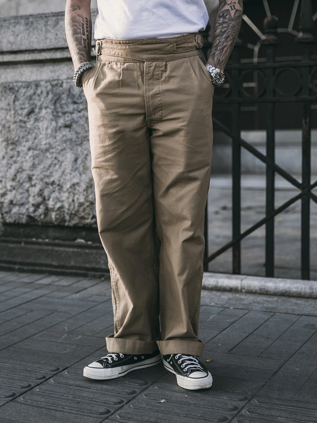 Не в наличии, брюки в британском стиле Gurkha, мужские повседневные брюки встиле ретро, хакис