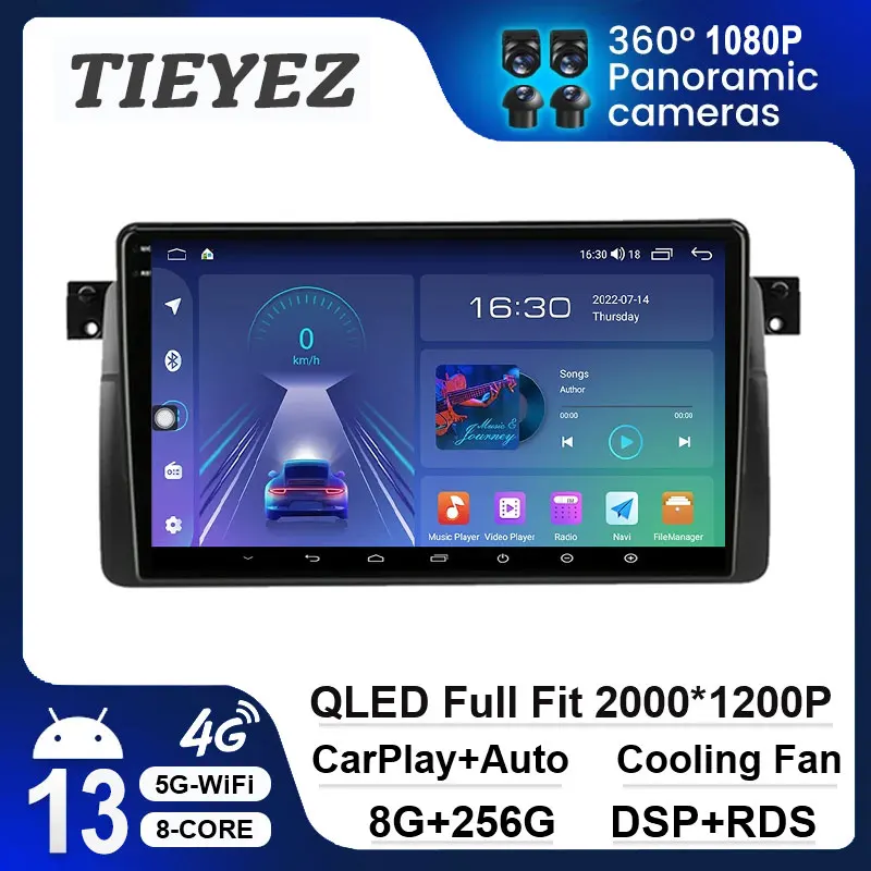 Android 13 Stero Audio System Voice Car Radio Auto Multimedia Player For BMW E46 M3 318 320 325 330 335 GPS Navigation AutoRadio Android 13 Stero Audio System Voice Car Radio Auto Multimedia Player For BMW E46 M3 318 320 325 330 335 GPS Navigation AutoRadio