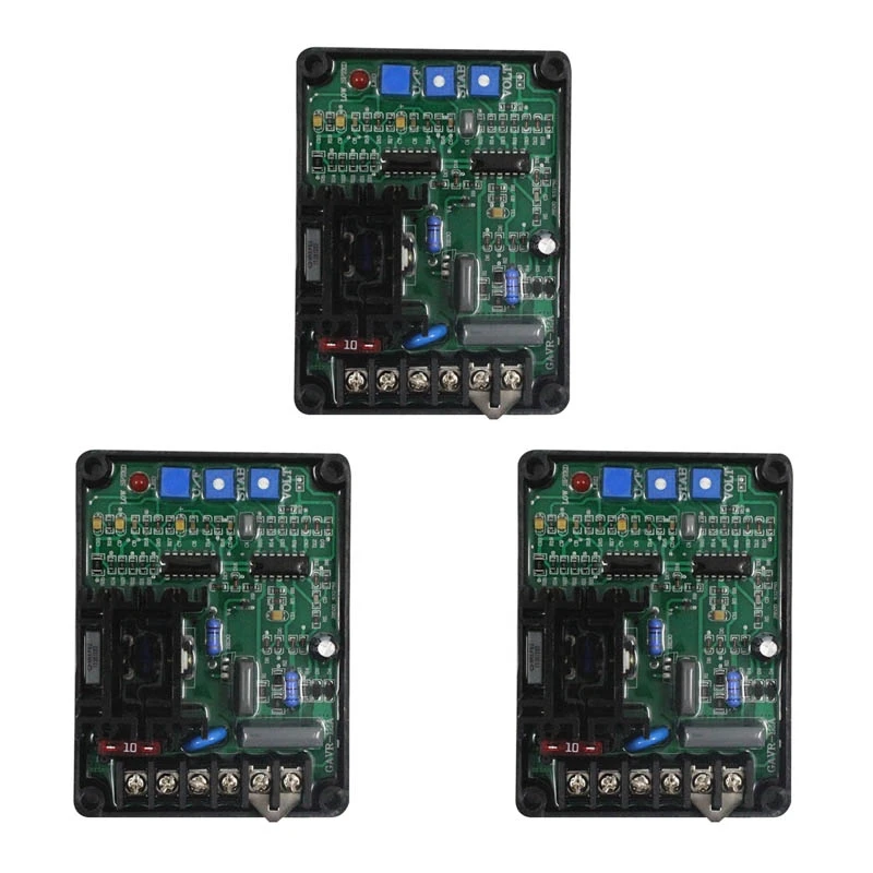 

3X NEW Automatic Voltage Regulator Replacement For Parbeau Generator AVR GAVR-12A