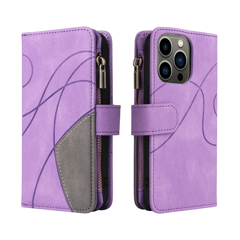 Cases For Nokia G50 G21 G11 C10 C20 X20 X10 G20 G10 Nokia 2.4 3.4 5.4 Zipper Wallet Card Anti-Knock Phone Cover Case Coque Etui