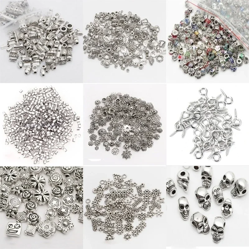 Смешанные тибетские серебряные металлические сплавы свободные