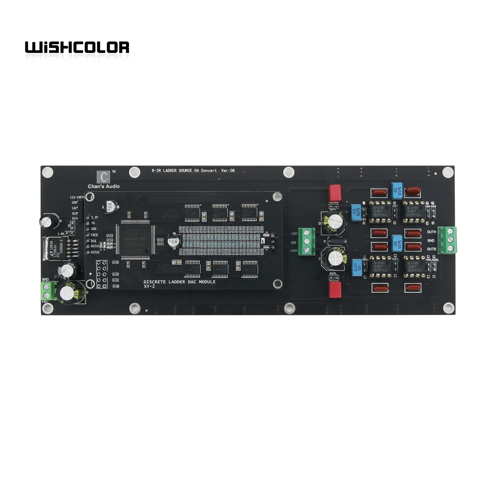 

Wishcolor R2R-XY3-V8 разборная лестница, зеркальный декодер, DAC плата, зеркальная лестница, источник