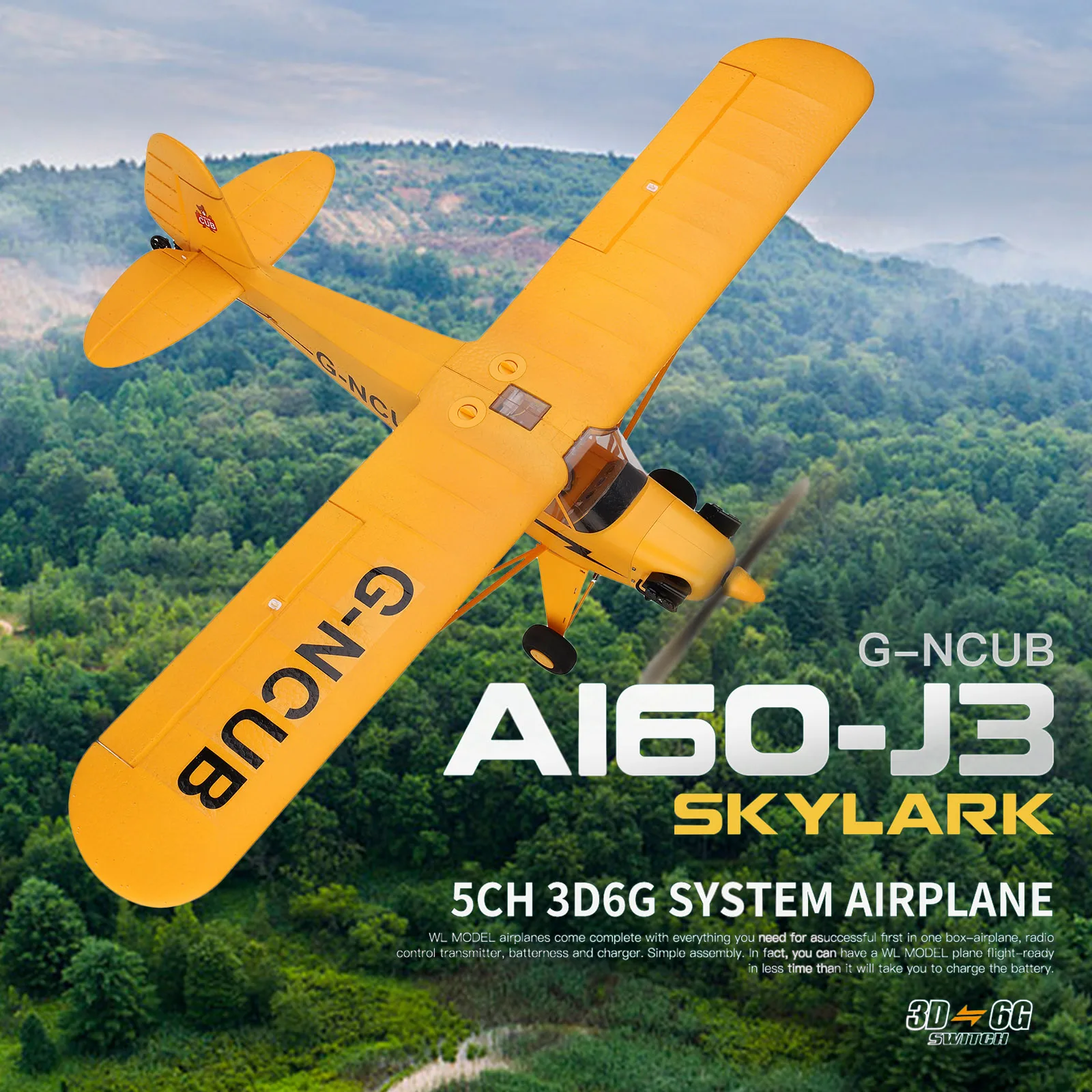WLtoys XK A160/A430 RC uçak 5CH 3D/6G uzaktan kumanda uçak 1406 fırçasız Motor 6 eksen RC uçak Drone çocuk için oyuncak yetişkin