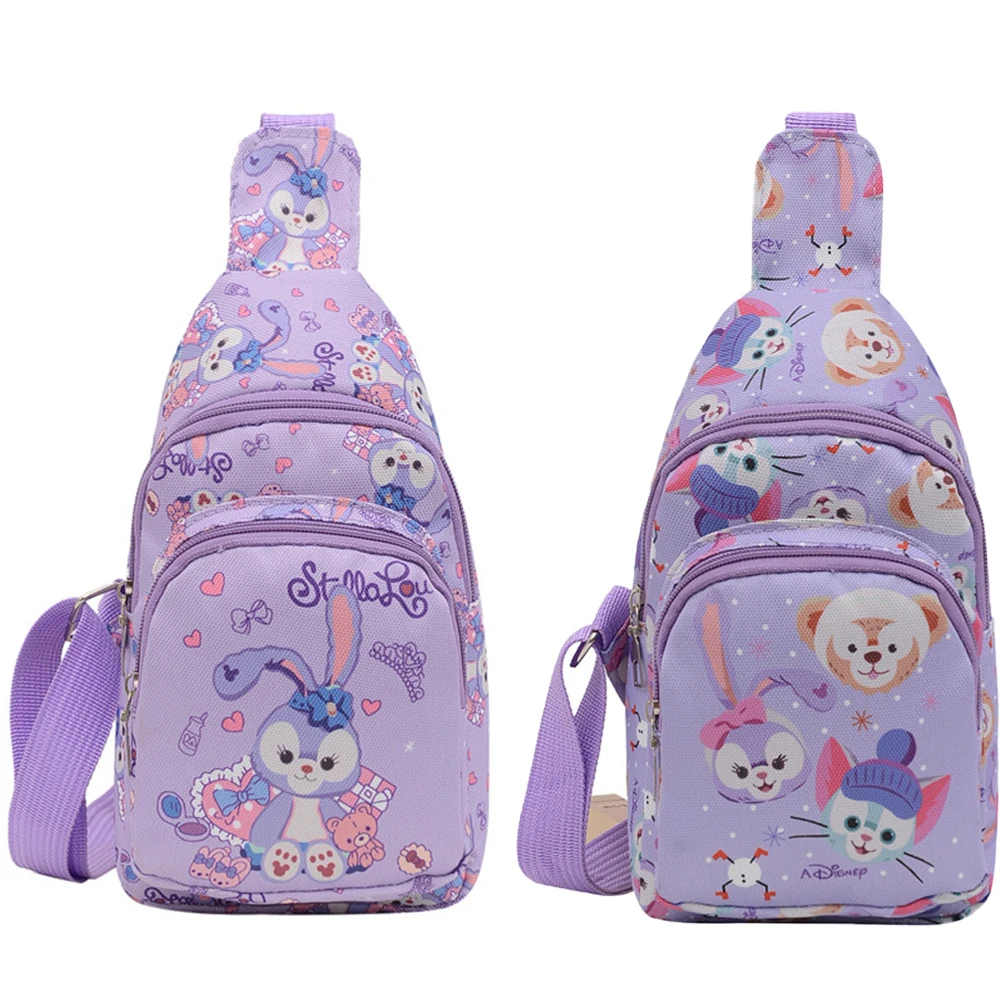 

Disney Cartoon Fashion Children's Small Chest Bag Messenger Backpack Female Cute Mobile Phone Bag Shoulder Travel Bag