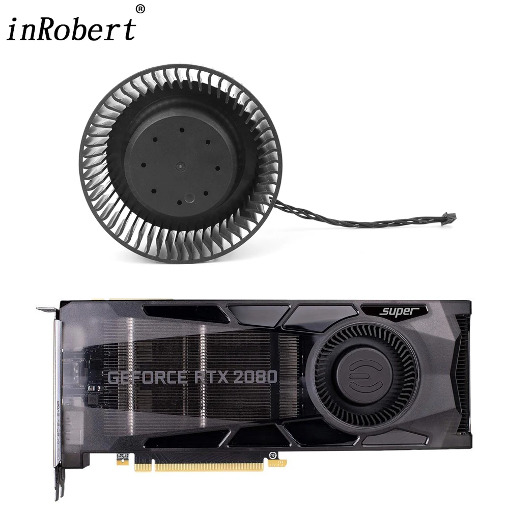 

Вентилятор охлаждения для видеокарты Evga Geforce RTX 2070 Super 2080 Ti, 65 мм