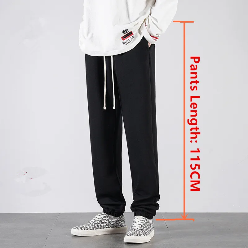 

Autumn Trousers Winter Extra Track 4XL Sports Sweatpants Long Harem Pants Men Warm Joggers Cotton 3XL Tall Fleece