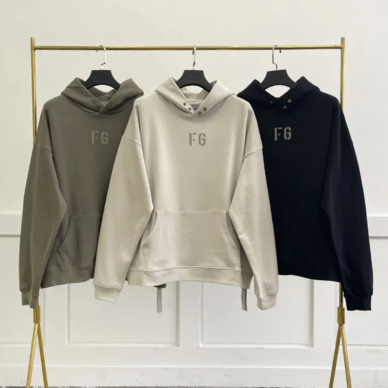 

Essentials Hoodie Season 7 FG Plush Hoodie for Men and Women Couples Hip Hop Casual Loose Travel Hoodie In Autumn and Winter