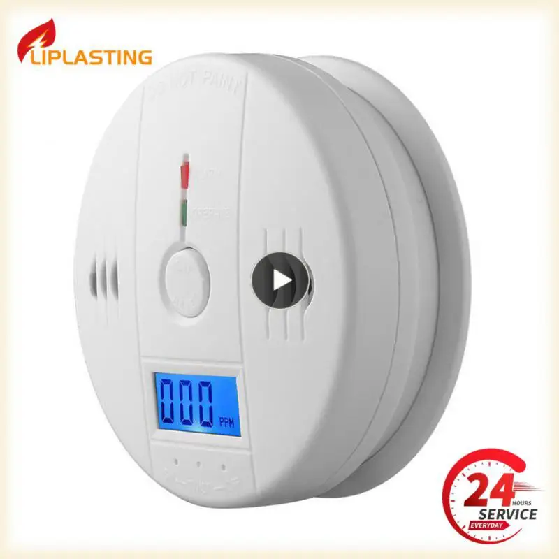 

Carbon Monoxide Alarm Home Detector CO Blue Smoke Detection LCD Display Alarm Carbon Monoxide Detectors Security Alarm For CoRui