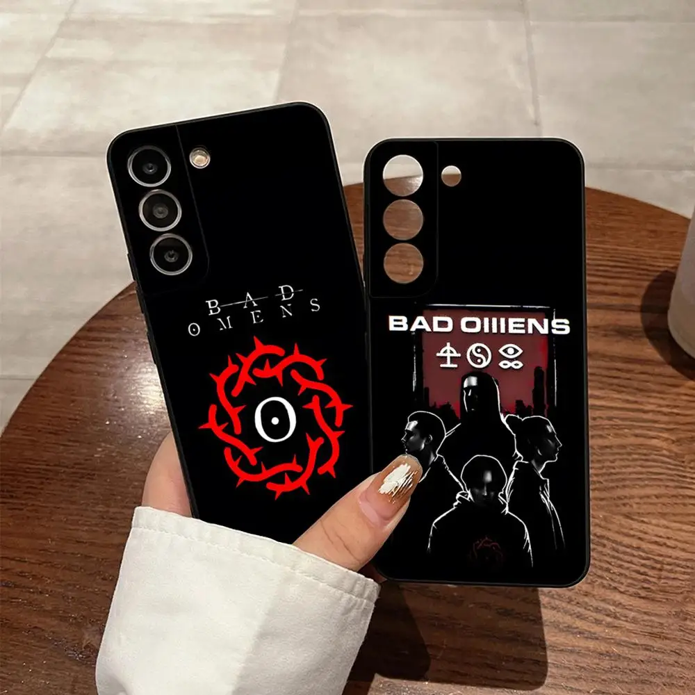 Чехол для телефона Music Bad Omens S25 Ultra Samsung S24 Fe S23 S22 S20 S21 Plus A54 A34 A24 A53 A13 A16 Cover