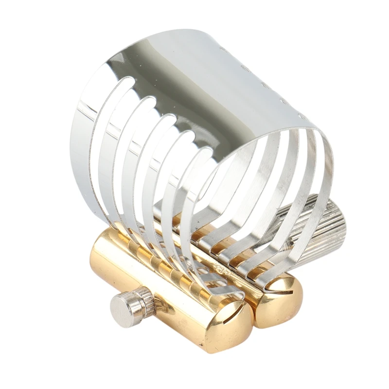 

Single Screw Adjustment Saxophone Ligature Compact Durable Sax Ligature