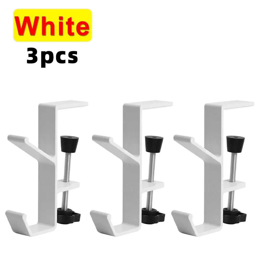 

Крючок для края стола алюминиевый черный