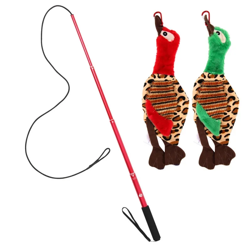 

Выдвижной полюс собака Интерактивная палочка игрушки забавная ловушка тренажер для домашних животных аксессуары для собак