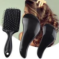 black comb set tt airbag massage hair brush large plate comb high quality anti knot hair brush straightner hair styling tools