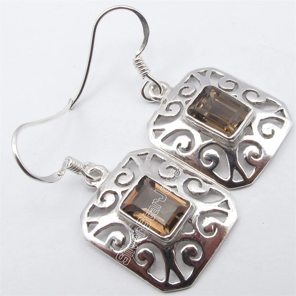 

Many Color Drop Earrings Square 1.4" Women India Jewelry