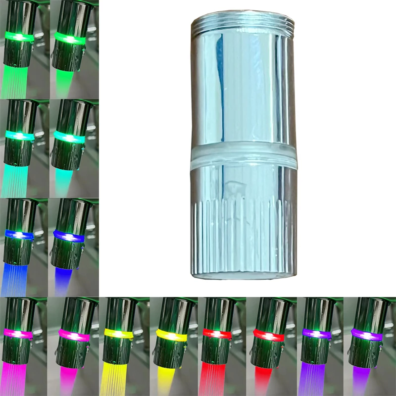 Светящийся в воде светодиодный аэратор светильник душа