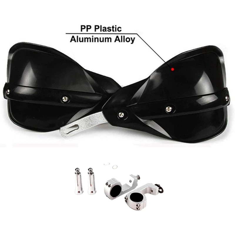 Motocross Wind Shield Aluminum Alloy Hand Bow Half Wrapped Black 28MM Handlebar Guard