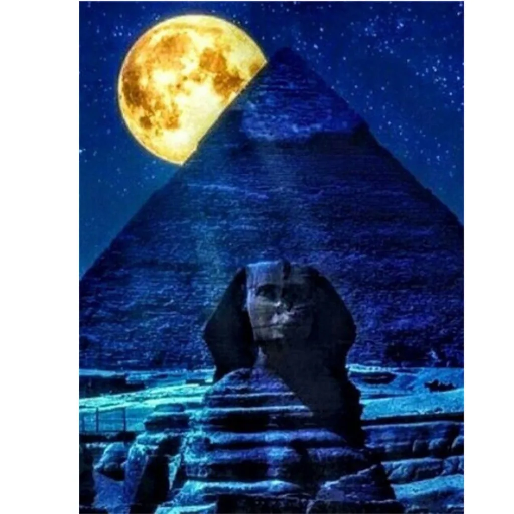 

2611-148,26 картина ночная сцена Луна наполнение подходит для взрослых ручная роспись костюм ручной работы дизайн