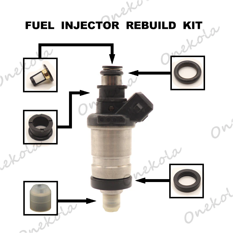 

Fuel Injector repair kit Orings Filters for 1995-1997 Honda Accord 2.7L C27A4 06164-P0A-000 13500883-101