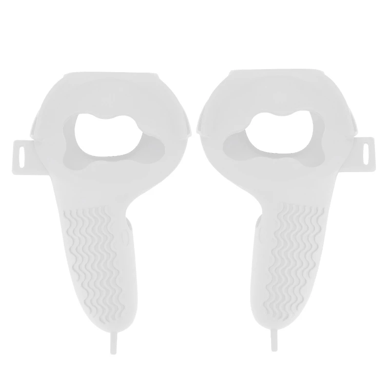 

1 Pair VR Handle Cover Anti-slip Silicone Handle Protective Sleeve Compatible with Oculus Quest 2 VR Easy to Use
