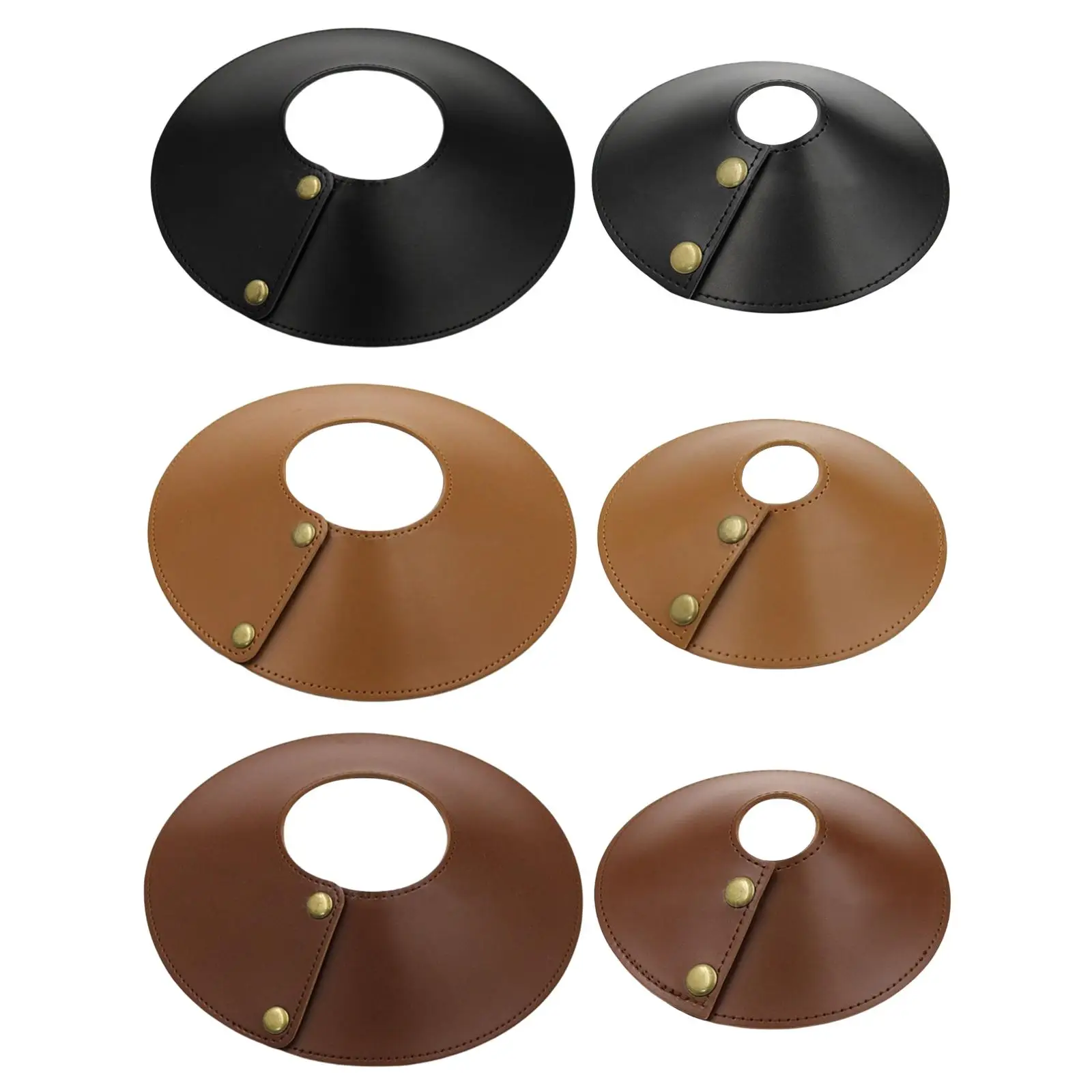 

Modern Leather PU Waterproof Decoration Lamp Cover Fashion Compatible Dustproof Vintage Removable Lamp Shade for Outdoor Camping