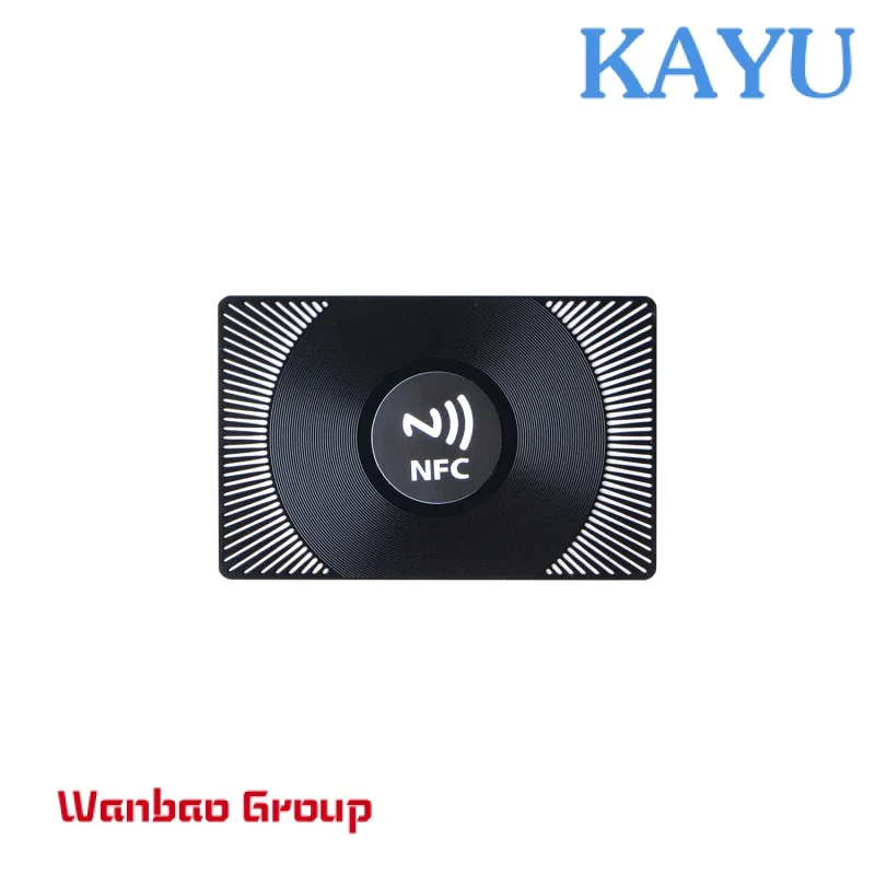 

13.56MHz NFC chip stainless steel metal card