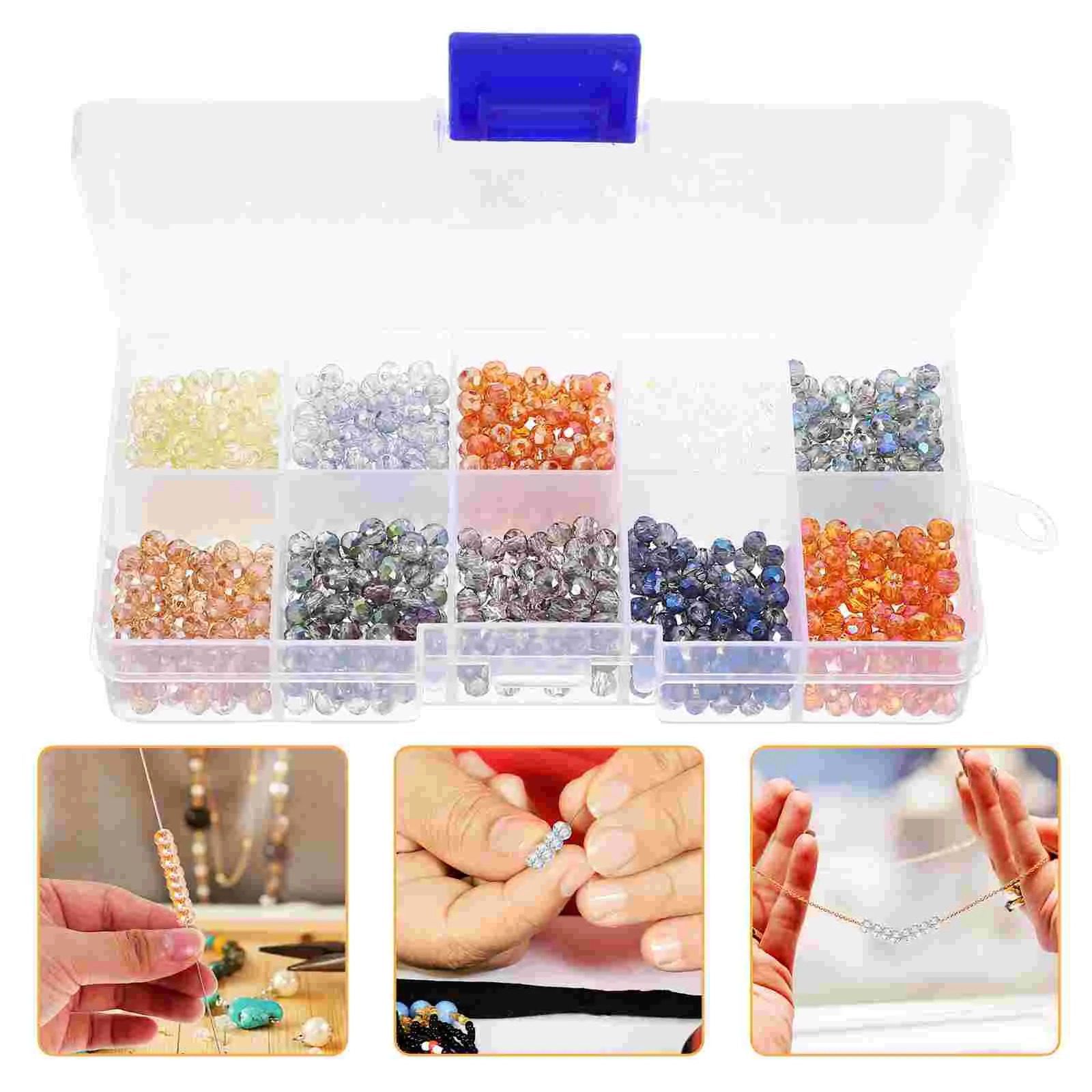 

Earring DIY Beads Craft Glass Small Hole Loose Jewelry Jewellery Making Charm Manual