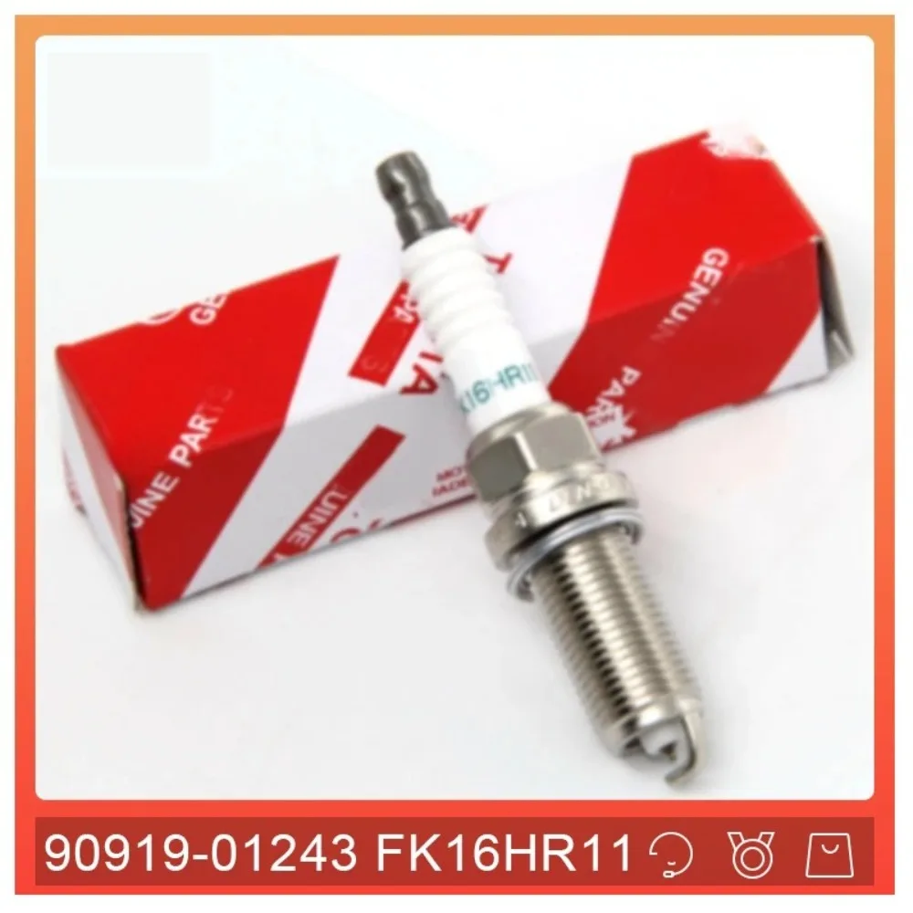 Фото 4 шт. 90919-01243 FK16HR11 Иридиевые свечи зажигания для Toyota Cruiser 1.5L Auris Urban Allion 9091901243 267700-7140 VFKH16 №3