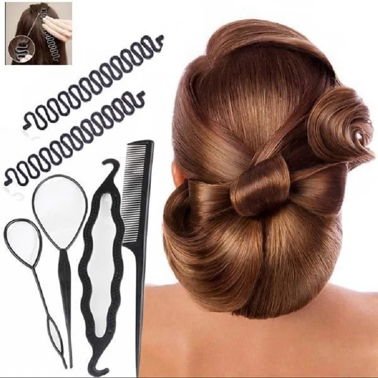 

Professional Hair Braid Tool Hair Pin Bun Roller Twist Curler Ponytail DIY Hair Styling Hair Styling Tools Braiding Hair