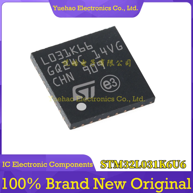 

New Original STM32L031K6U6 STM STM32 STM32L STM32L031 STM32L031K STM32L031K6 UFQFPN-32 IC Chip