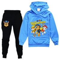 paw patrol childrens clothing sets pullover hoodie tracksuit cartoon anime boys girls clothes autumn kids hoodies pants suit
