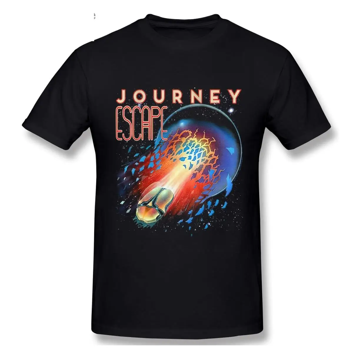 

Journey Escape T Shirts Mens TShirts Licensed Rock N Roll Music Band Tee Retro T-shirt clothes Sweatshirt Tee Tops