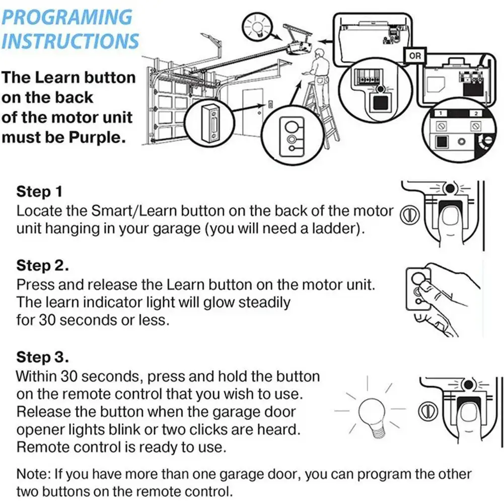 Замена дистанционного открывания гаражных ворот для LiftMaster 950CD 953CD 371LM T5Z0