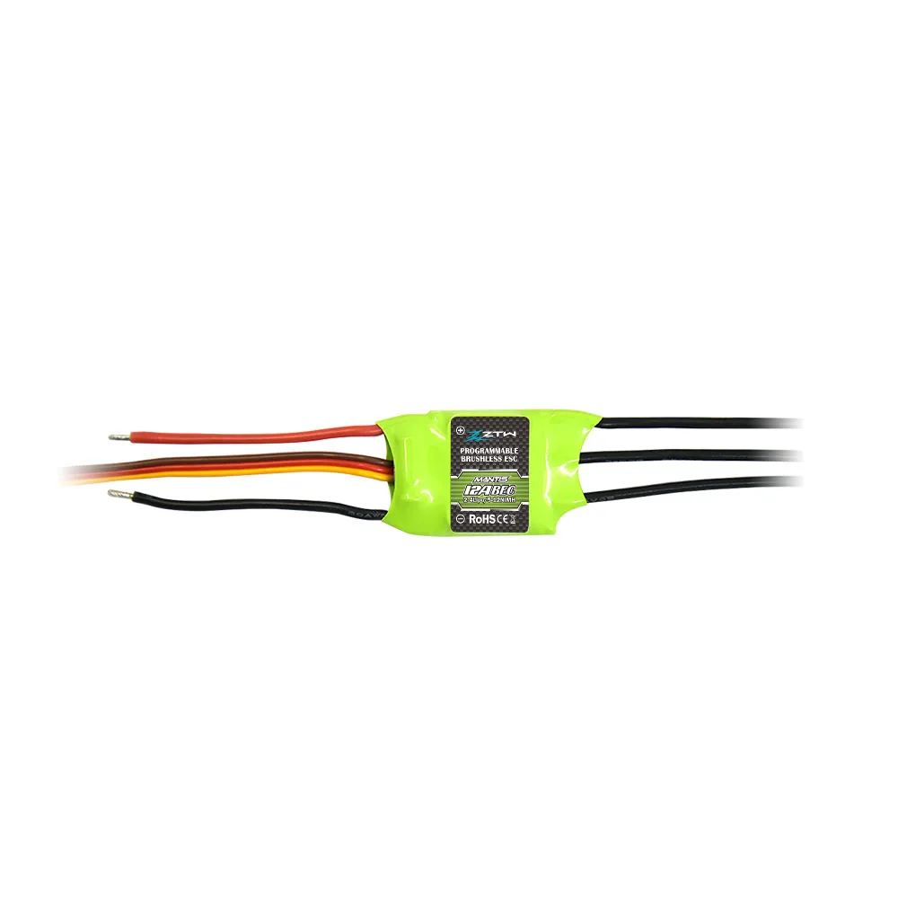 

ZTW Mantis 12A ESC 2-3S Built-in 5V/1A BEC Brushless Speed Controller For RC Airplane Aircraft Fixed-wing FPV Drone