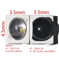 200pcs 4535mm 940nm ir led illuminator security lighting 48pcs insivible infrared led for night vision surveillance cctv camera