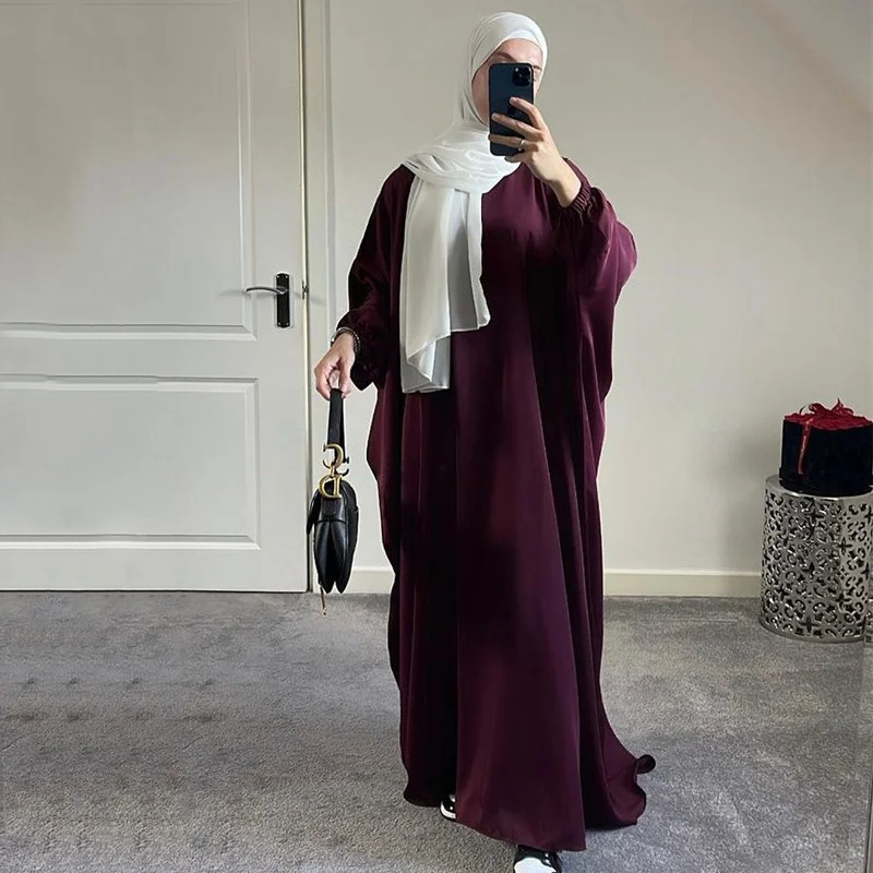 Ramadan Eid Hooded Abaya Women Prayer Garment Muslim Hijab Jilbab Loose Dress Set Abayas Dubai Turkey Islamic Clothes Kaftan