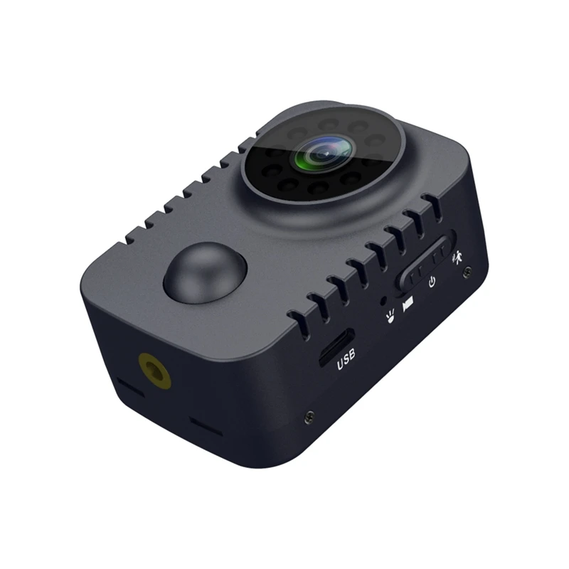 

HFES HD Mini PIR Camera 1080P Security Pocket Cameras Motion Activated Small Nanny Cam For Car Standby PIR Webcam NO CARD