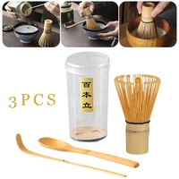 3pcs japanese tea set spoon and tea spoon bamboo accessories tea set japanese matcha whisk chasen tea spoon and scoop chashaku
