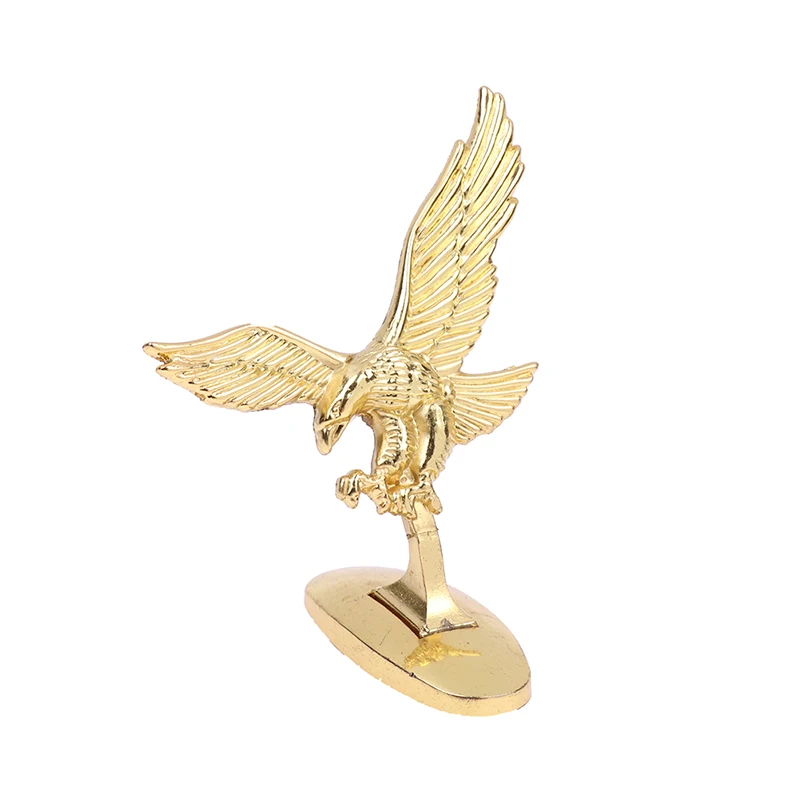 

Gold Car Front Cover Chrome Hood Ornament Badge 3d Emblem Angel Eagle For Auto Car Peças E Acessórios Automotivos