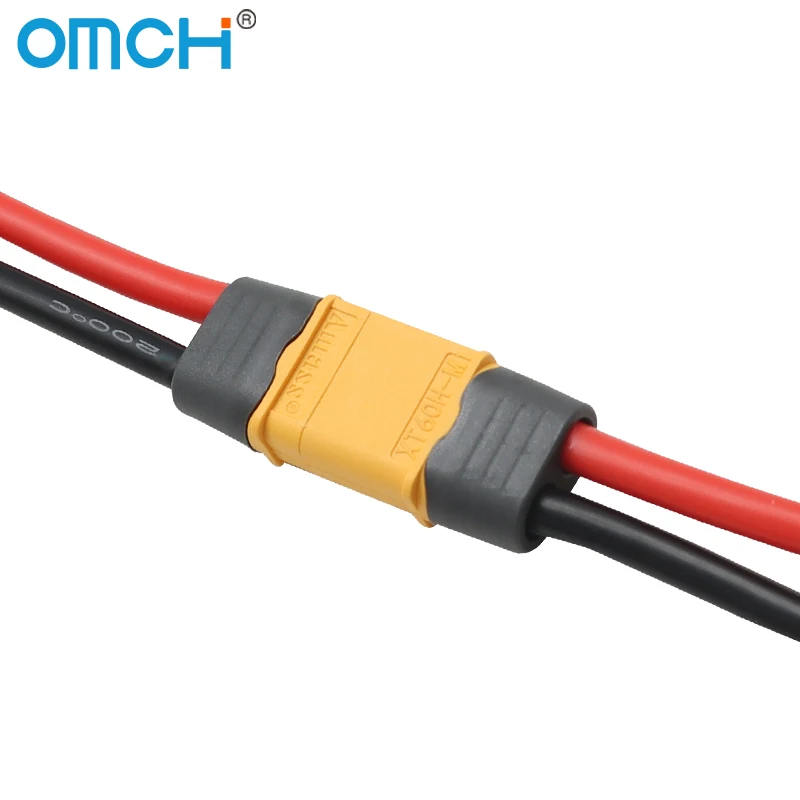 Фото OMCH XT60 Мужской Женский Разъем Батареи С Силиконовым Проводом 12/14AWG Кабелем Для RC Самолета Lipo Батарея Дрон Автомобиль №3